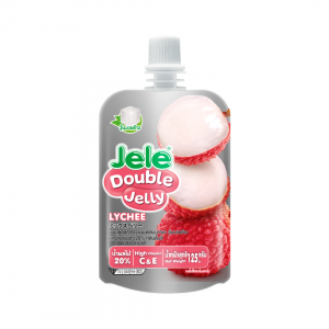 DOUBLE JELLY CHEWABLE DRINK LYCHEE FLAVOUR (125g x 3pc.) 375g JELE