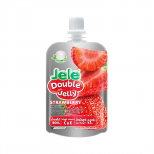 DOUBLE JELLY CHEWABLE DRINK STRAWBERRY FLAVOUR (125g x 3pc.) 375g JELE