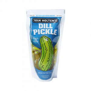 "DILL PICKLE" PICKLE HEARTY DILL FLAVOR 1pc. VAN HOLTEN'S