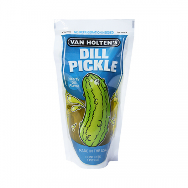 "DILL PICKLE" PICKLE HEARTY DILL FLAVOR 1pc. VAN HOLTEN'S