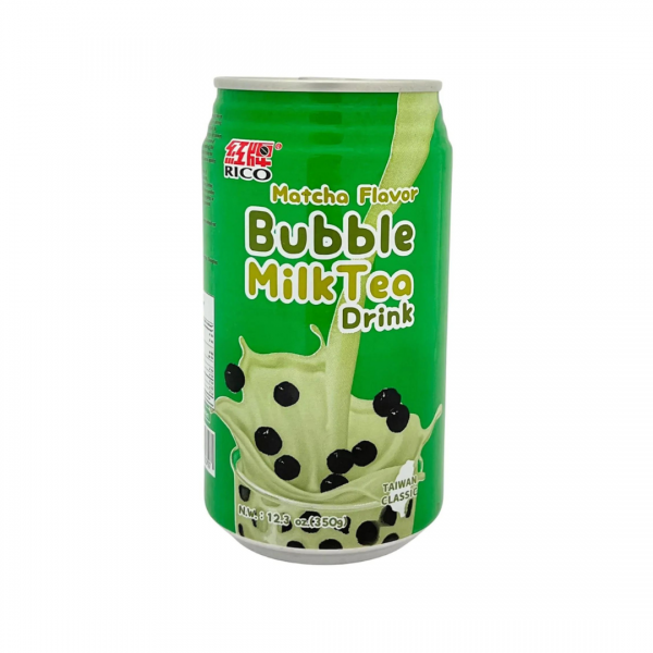 BUBBLE MILK TEA DRINK MATCHA FLAVOR 350ml RICO