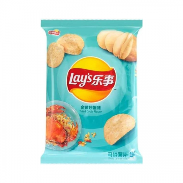 POTATO CHIPS FRIED CRAB FLAVOR 70g LAY'S