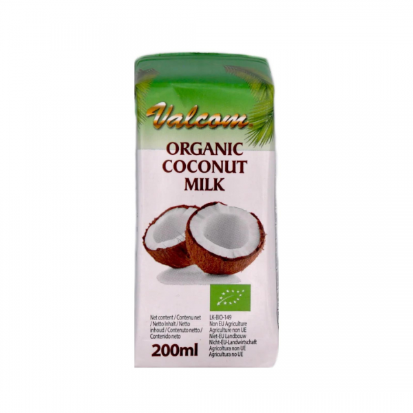 ORGANIC COCONUT MILK 200ml VALCOM