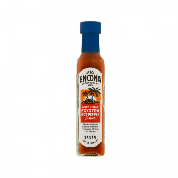 WEST INDIAN EXXXTRA ΗΟΤ PEPPER SAUCE 142ml ENCONA