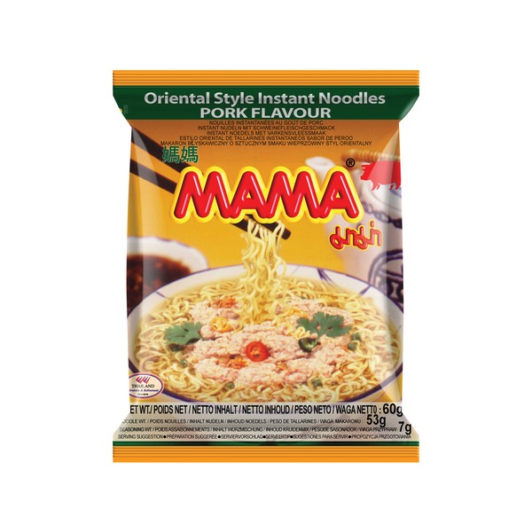 INSTANT NOODLES PORK 60g MAMA