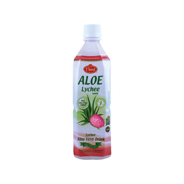 ALOE VERA DRINK WITH LYCHEE 500ml T'BEST