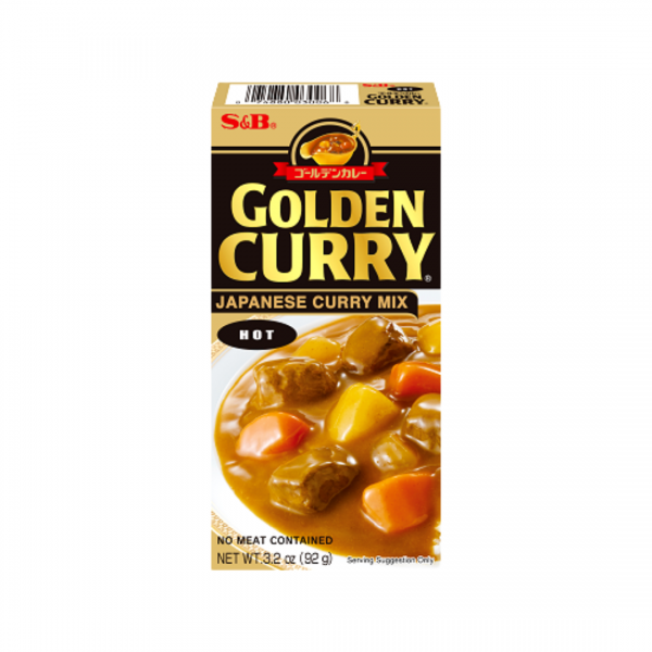 GOLDEN CURRY SAUCE MIX HOT 92g S&B