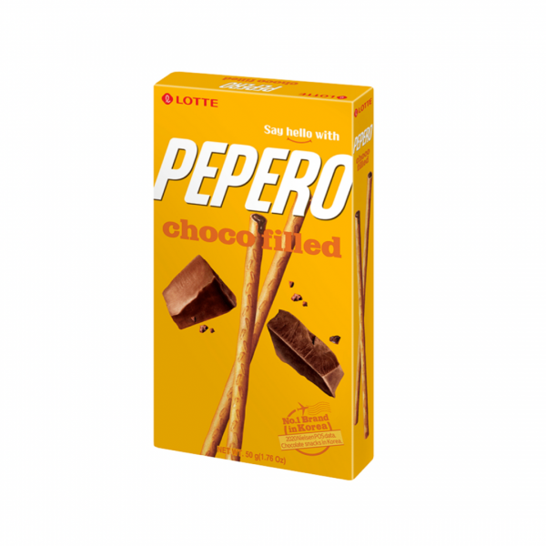 PEPERO BISCUIT CHOCO FILLED 50g LOTTE