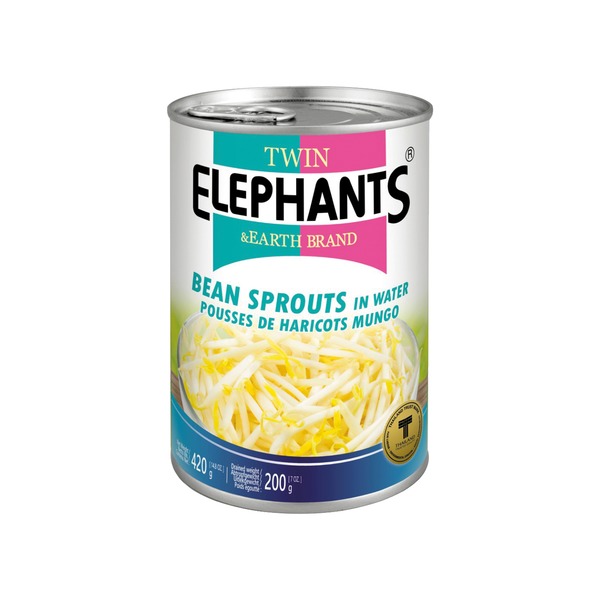 ΦΥΤΡΕΣ ΦΑΣΟΛΙΟΥ (BEANSPROUTS) 420g ΤWIN ELEPHANTS