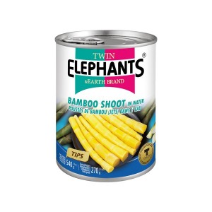 BAMBOO SHOOTS (TIPS) 540g TWIN ELEPHANT