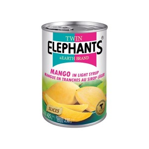 MANGO SLICES IN SYRUP 425g TWIN ELEPHANTS