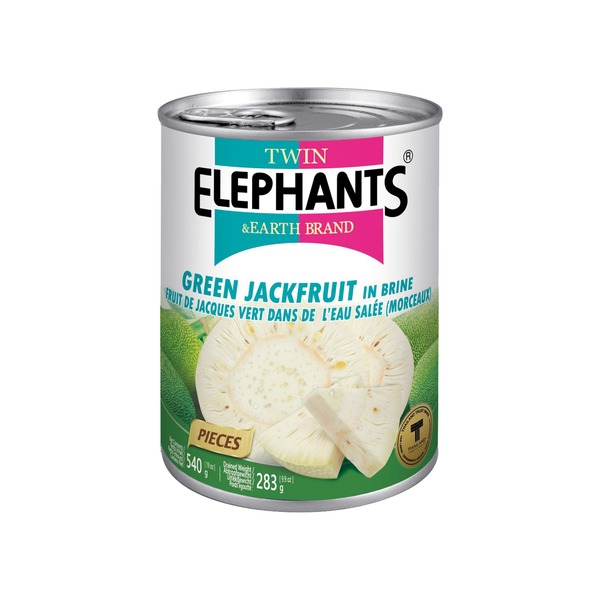 GREEN JACKFRUIT 540g TWIN ELEPHANT