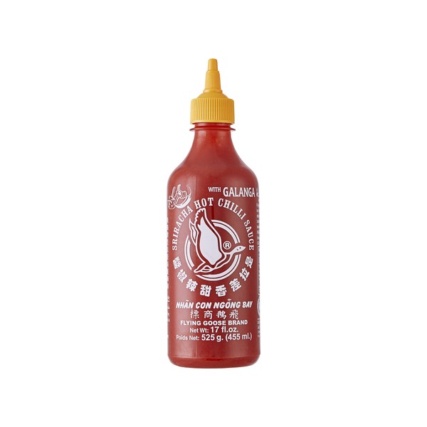 SRIRACHA CHILLI SAUCE WITH GALANGA 455ml FLYING GOOSE