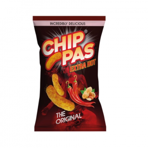 CORN PUFFS WITH PEANUTS EXTRA HOT 150g CHIPPAS