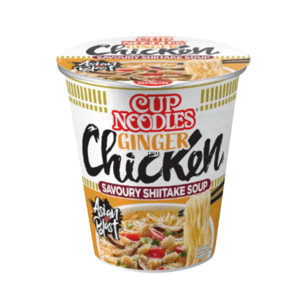 INSTANT NOODLES GINGER CHICKEN CUP 63g NISSIN