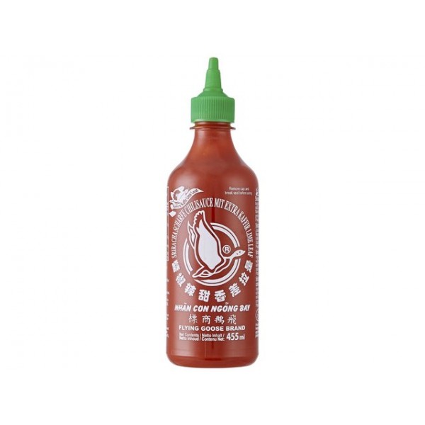 SRIRACHA CHILLI SAUCE KAFFIR LIME 455ml FLYING GOOSE